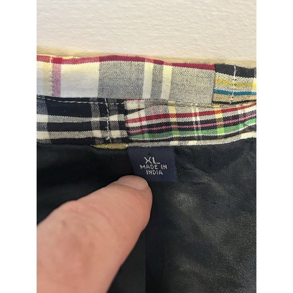 Grant Thomas XL Patchwork Madras Plaid Cotton Blazer Sport Coat Jacket Preppy - Picture 7 of 11